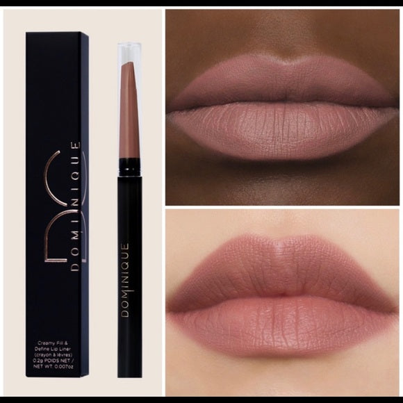 DOMINIQUE COSMETICS Creamy Fill & Define Lip Liner-Mauve nude