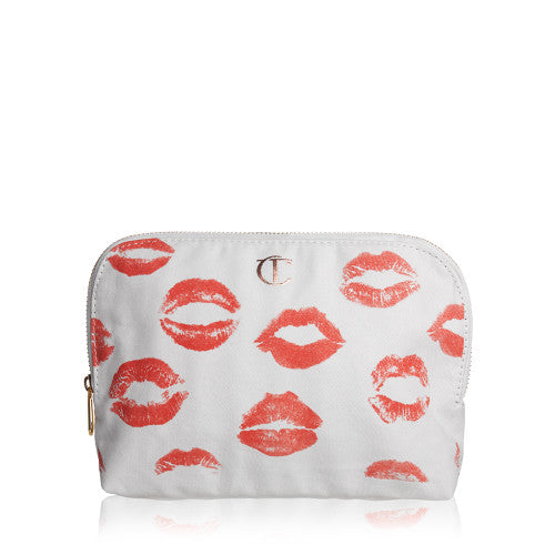 Charlotte Tilbury 1st EDITION MAKEUP BAG LIP PRINT CANVAS MAKEUP BAG