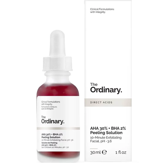 The Ordinary
AHA 30% + BHA 2% Exfoliating Peeling Solution